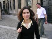 Marta a Milano in occasione di un colloquio di lavoro nel 2005