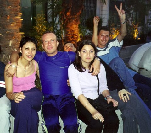 A Lignano in discoteca, nel 2000