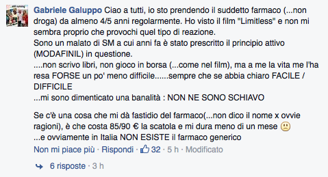 commento provigil articolo fatto quotidiano facebook 1